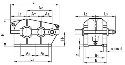 Редуктор ц2 650 чертеж