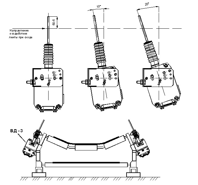 установка выключателя ВД-3