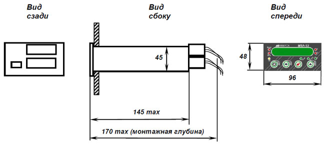 Габариты МТЛ-33