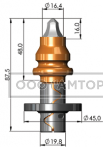 Дорожный резец Element Six RM3-TN1 фото 1